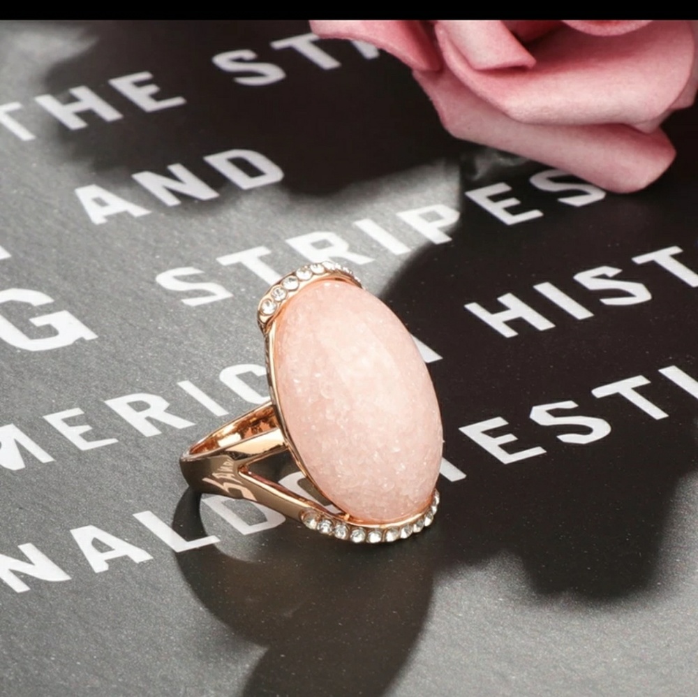 Oval Pink Ring